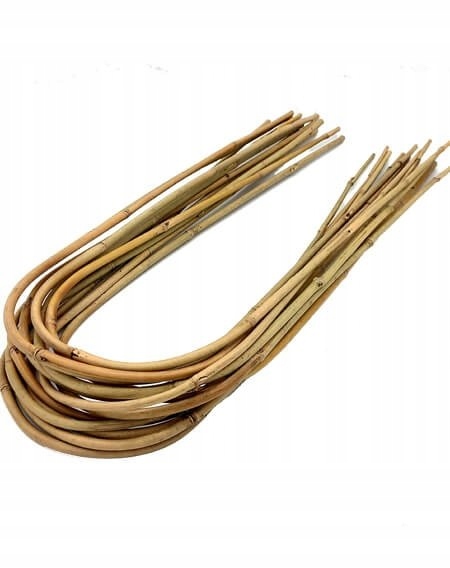 

Bambus gięty łuk podpora do roślin 60cm x8/10 mm