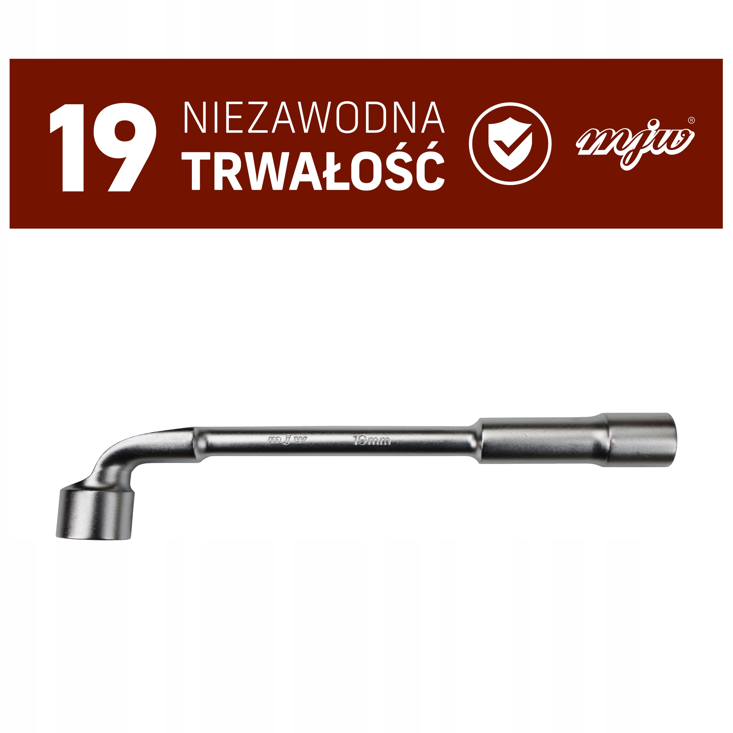 

Klucz fajkowy przebity przelotowy 19 mm Mjw