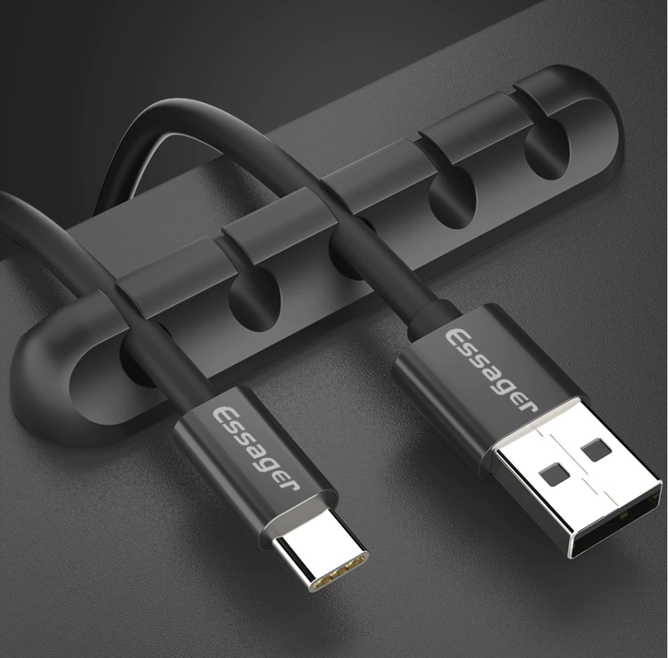 ORGANIZER DO KABLI PRZEWODÓW DO BIURKA UCHWYT KLEJ Kod producenta EB270