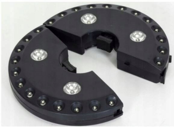 Lampa LED do parasola Meven Brema czarna 16 cm Producent MEVEN