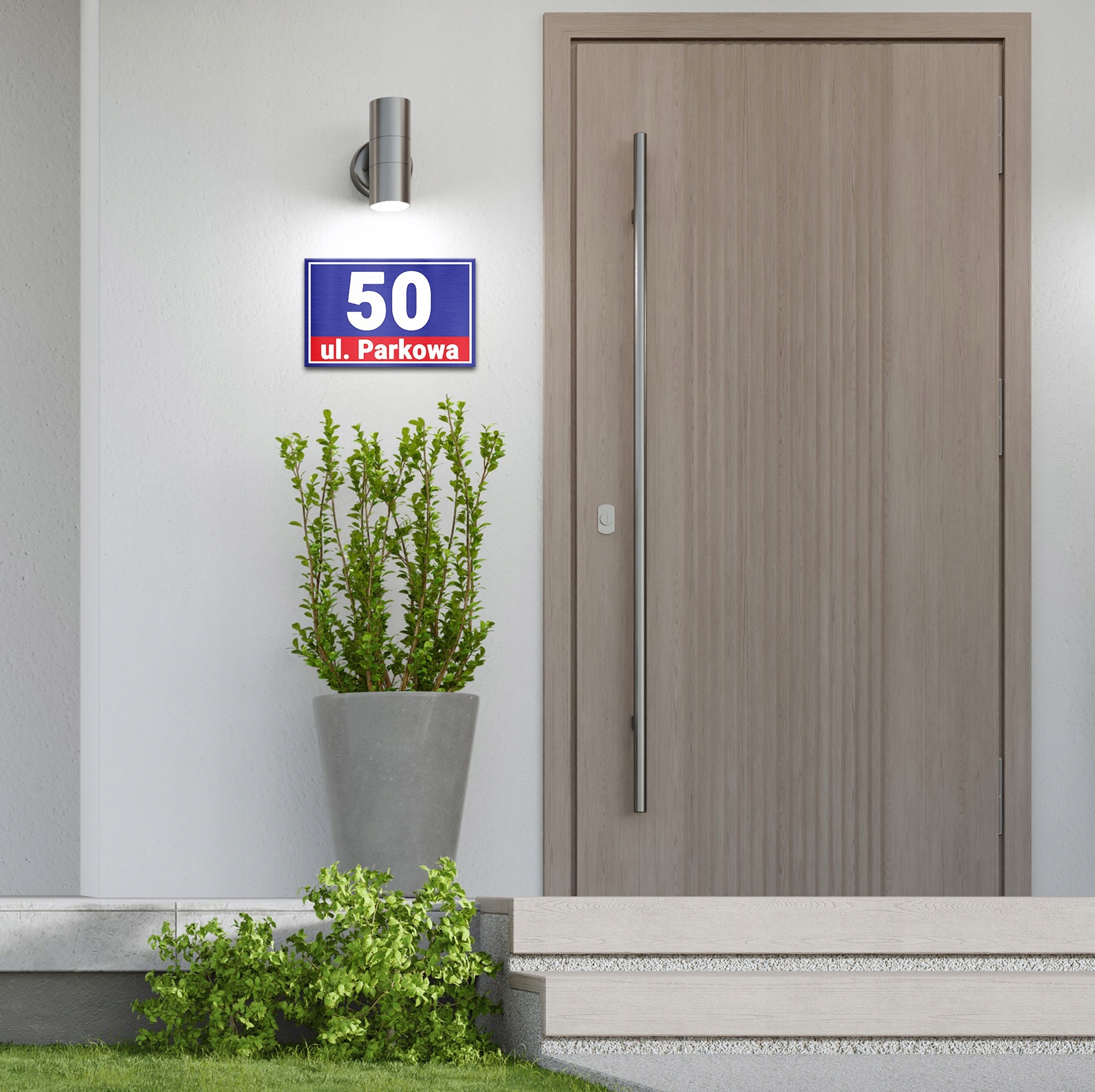 TABLICZKA na dom Tablica Adresowa NUMER DOMU wz 05 Szerokość produktu 32 cm