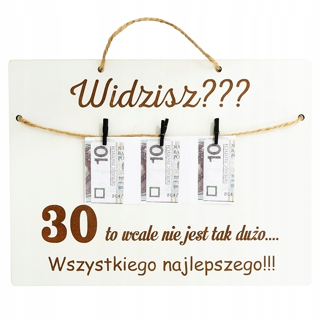 

Ramka z życzeniami na 30 trzydziestka 30 urodziny