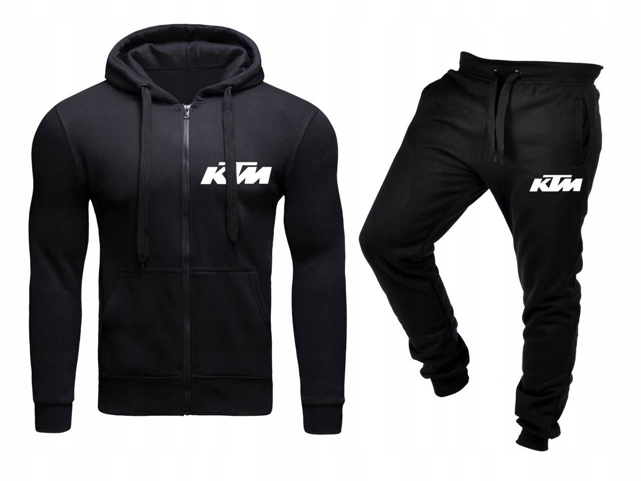 Tepláková Souprava Teplákovka Ktm Pánská Rozepínací Černá L