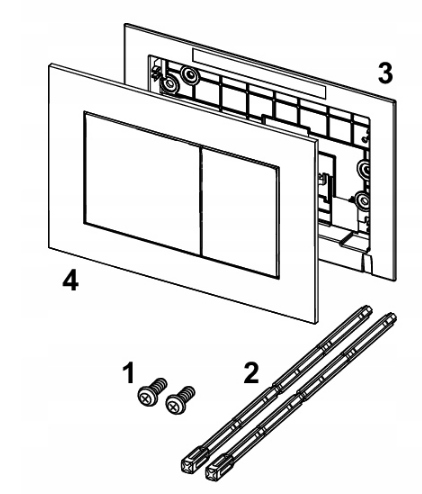 TECE NOW PRZYCISK CZARNY POŁYSK WC Marka Tece