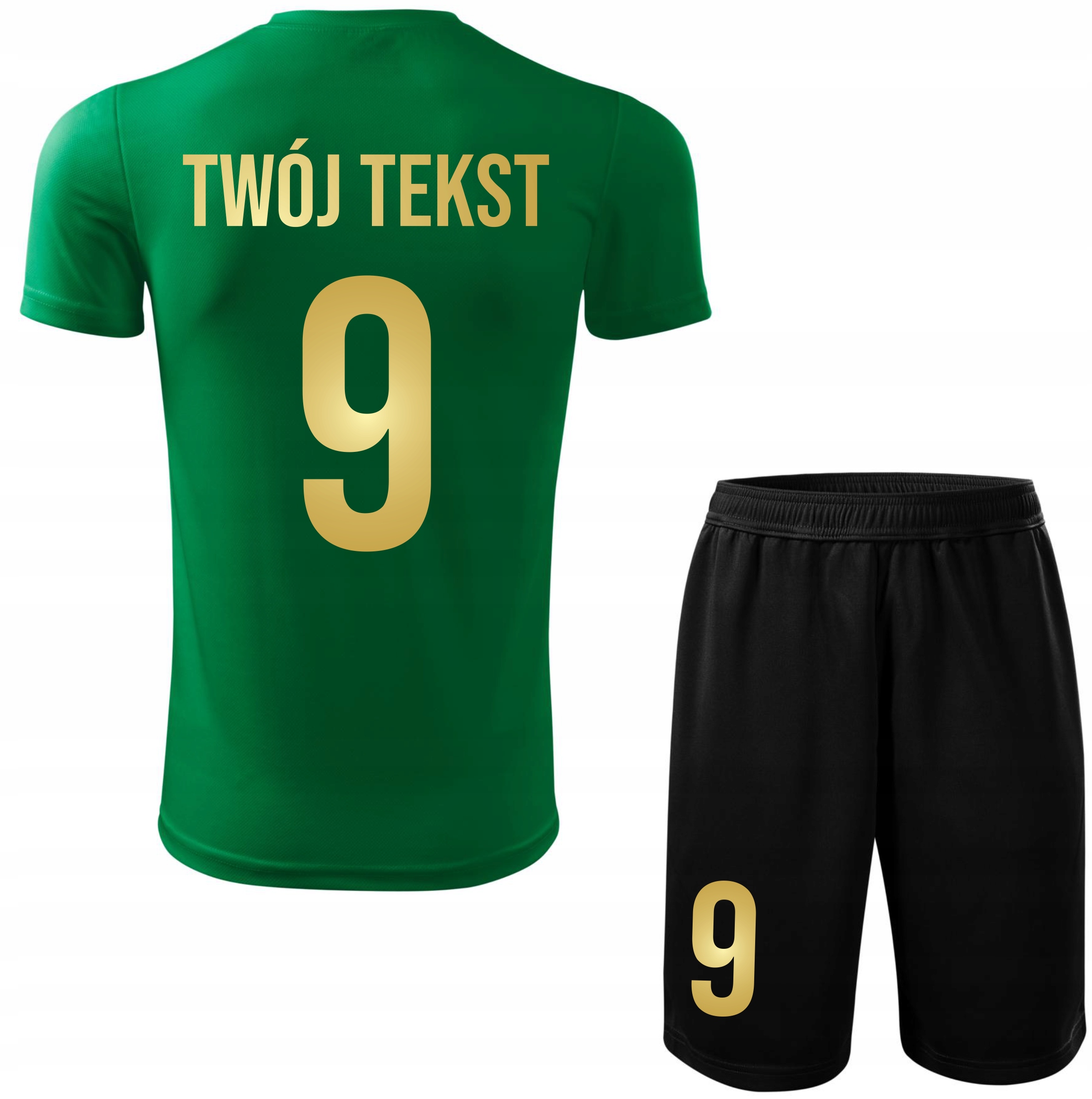 Strój piłkarski Z Własnym Nazwiskiem i Numerem komplet Z Nadrukiem XXL