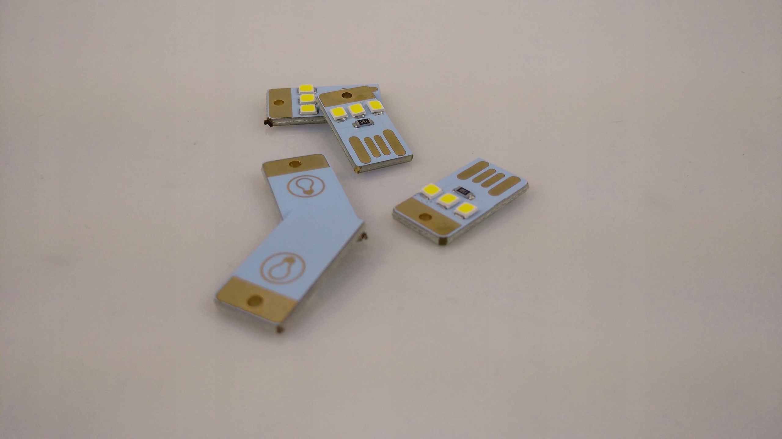 Micro lampka LED USB 5V Biała