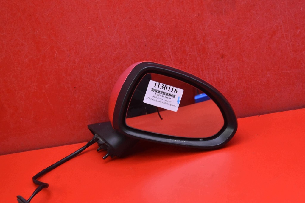 mirror right red EU 46-843-5664 OPEL CORSA D 06-11 5 PIN