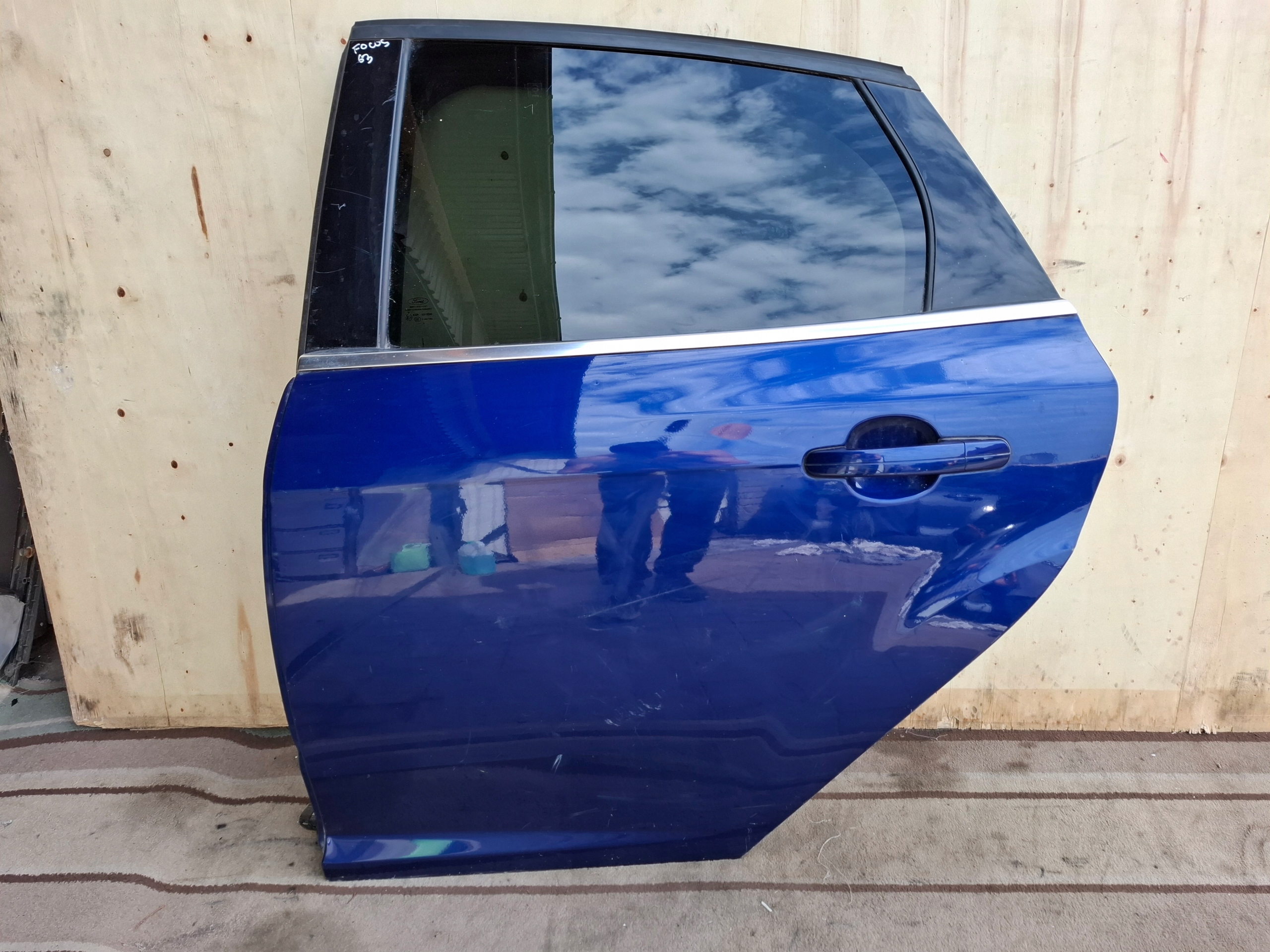 door left rear part FORD FOCUS MK3 III 16r HB blue