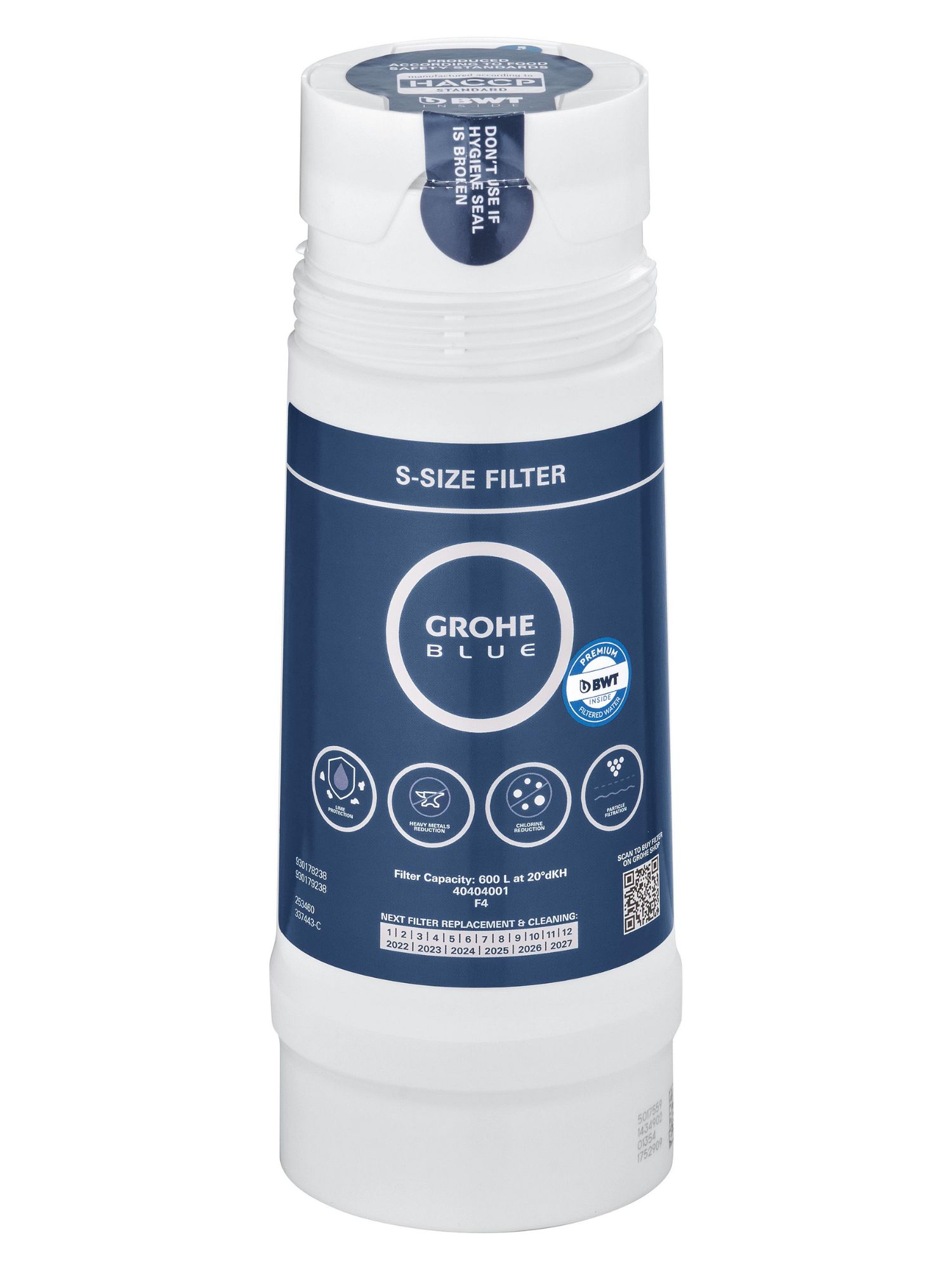 Grohe Blue Filtr w rozmiarze S 40404001