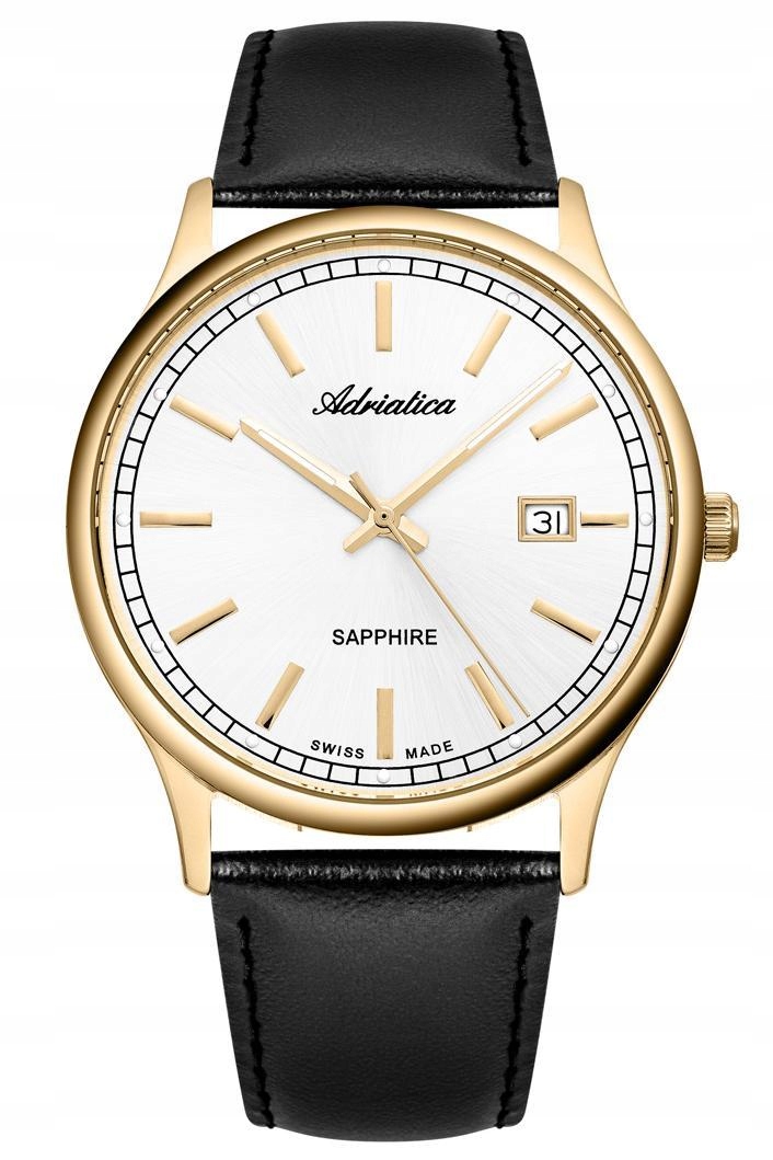 Originální Pánské Hodinky Adriatica A1293.1213Q Sapphire s datumovkou