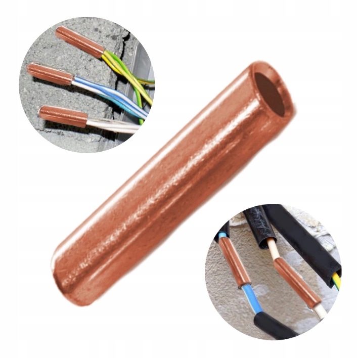 

Złączka Kablowa Miedziana Tulejka 10 mm² Mufa Cu