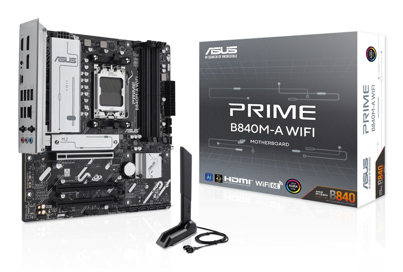 Asus Prime B840M-A Wifi Amd B840 Gniazdo AM5 micro Atx