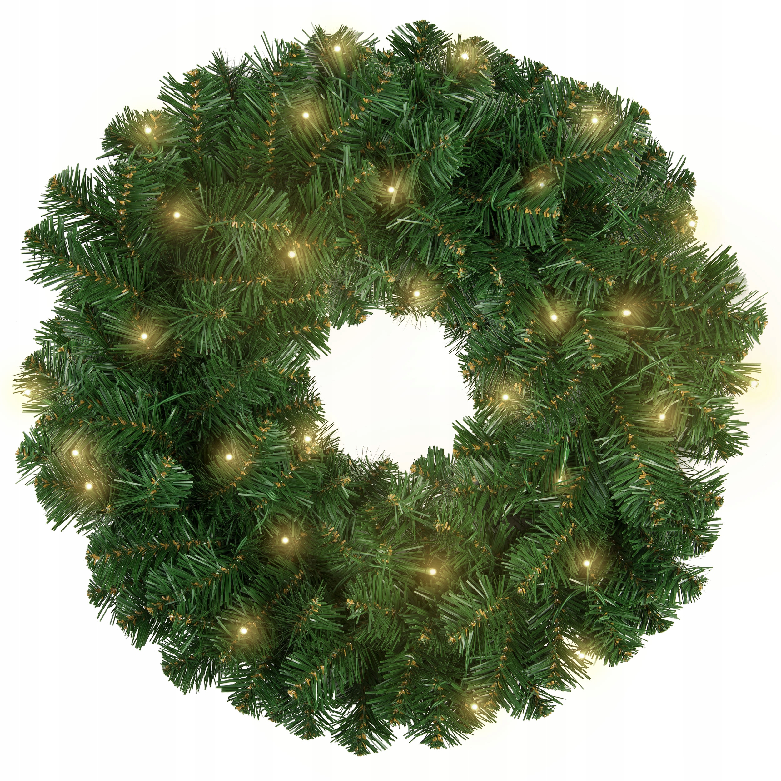 WIENIEC STROIK ŚWIĄTECZNY DEKORACJA LED 45CM