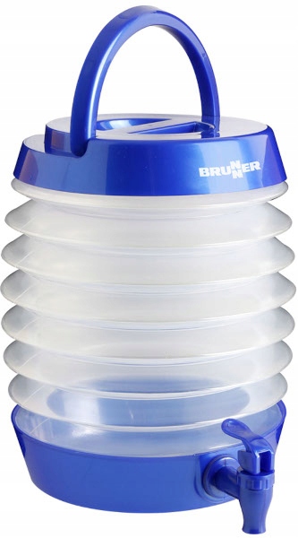 ZBIORNIK NA WODĘ SKŁADANY BRUNNER BLUE PEARL 5,5 l