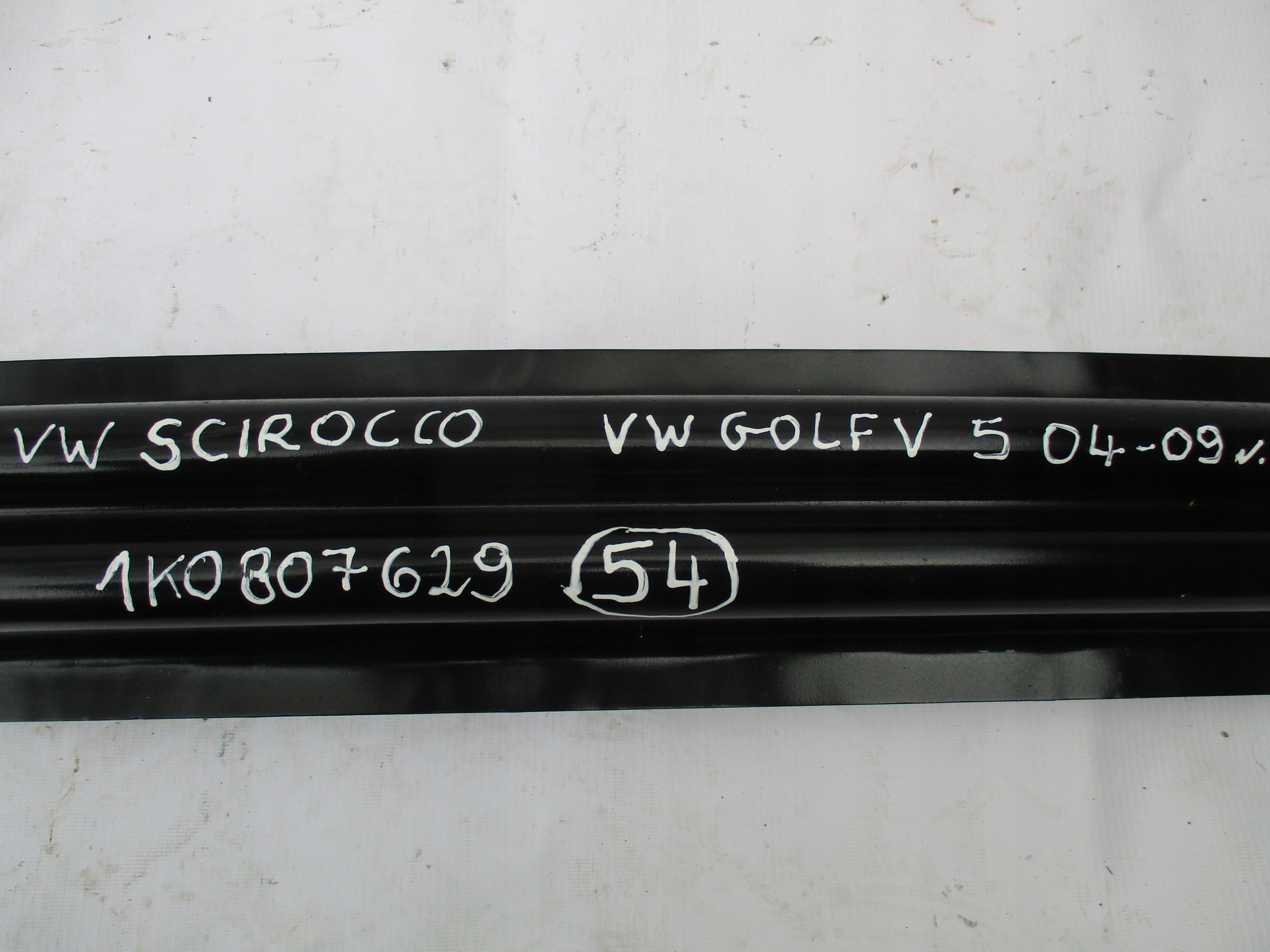 bumper support rear part rear VW Golf V Sciroco 1K0807629