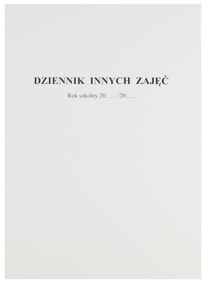 

Dziennik innych zajęć