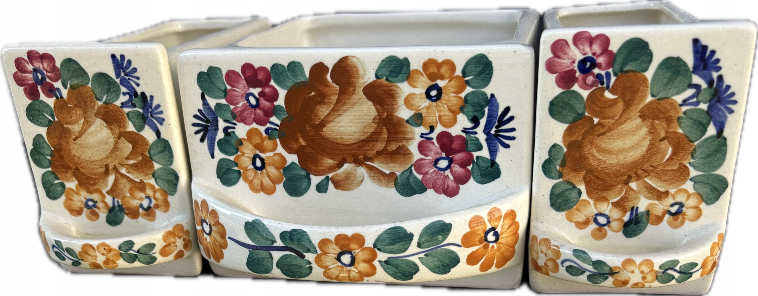 3 szufladki fajans WŁOCŁAWEK plus gratis