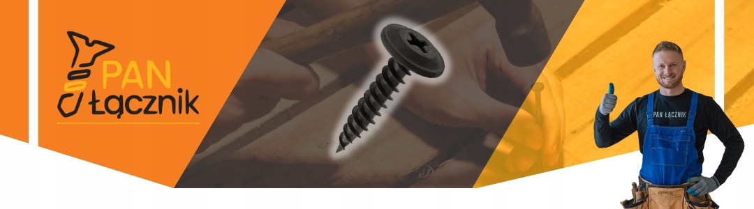 Wkręty do drewna podkładowe talerzykowe 4,2x13mm PH2 fosfatowane