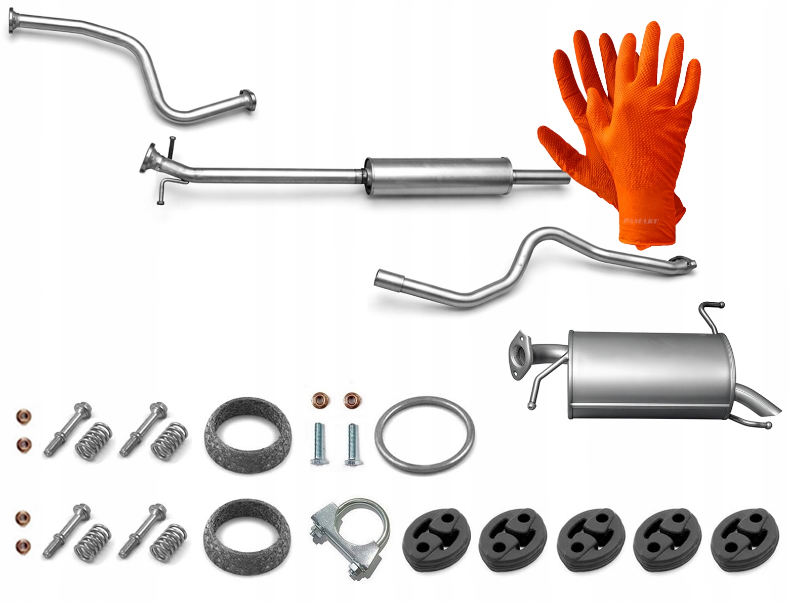 Suzuki Swift IV 1.2i 16V 66-69 kW (2010-2016) Výfukový Systém Tlumiče Trubka