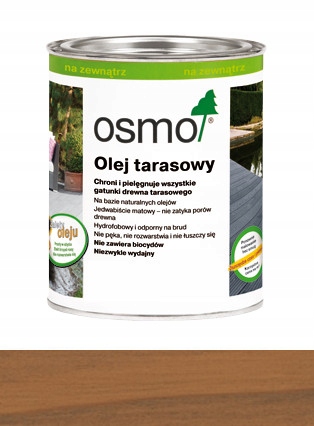 Osmo 004 Terasový olej na terasu, dřevo 0,75L Daglezj