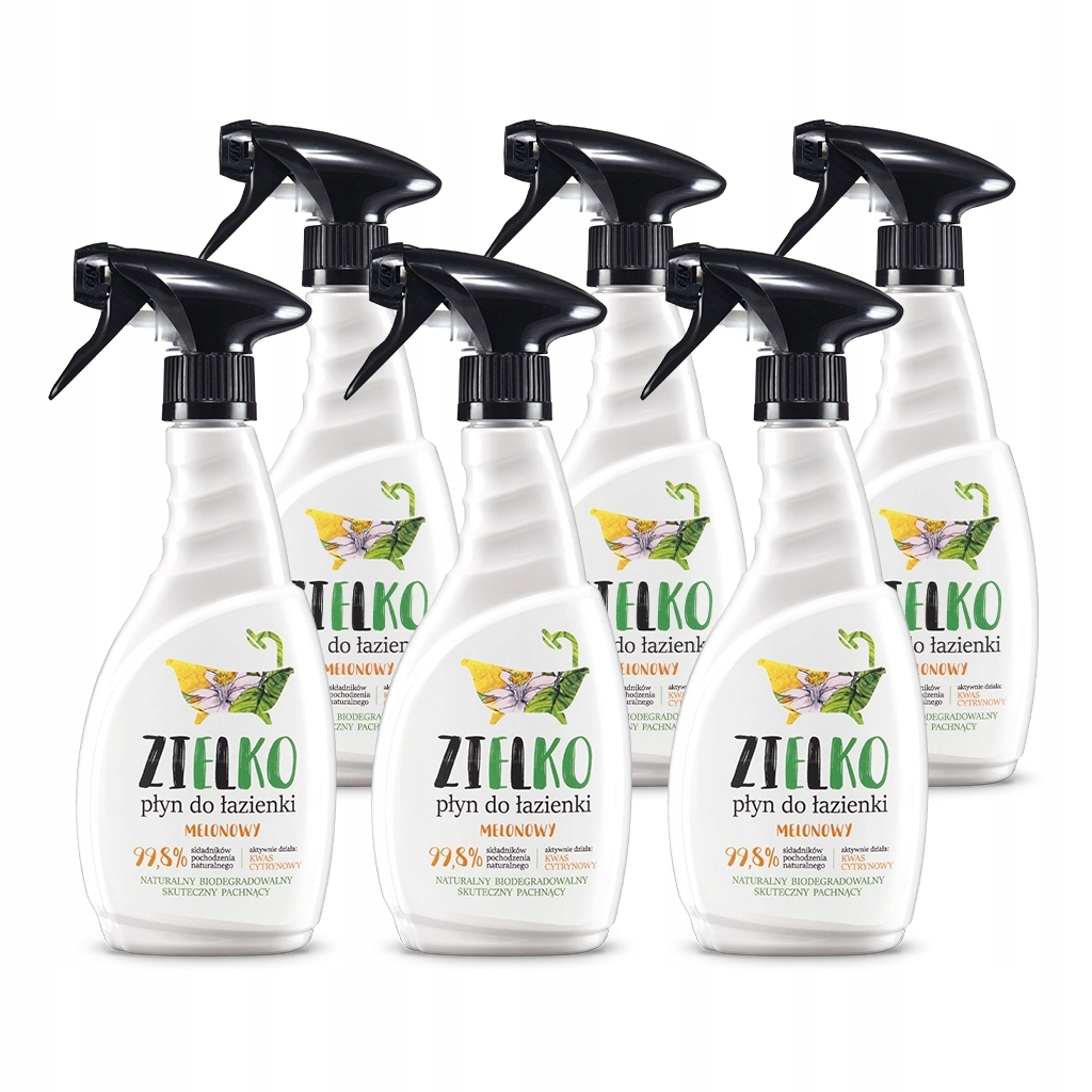 Zielko Přírodní sada Tekutina do koupelny 6x500 ml Kabiny Vločky (5+1bonus)