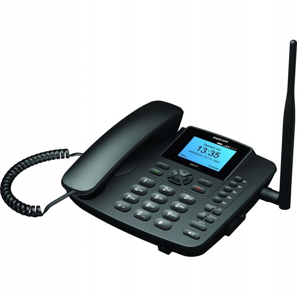 Стационарный телефон с SIM-картой Maxcom MM41D