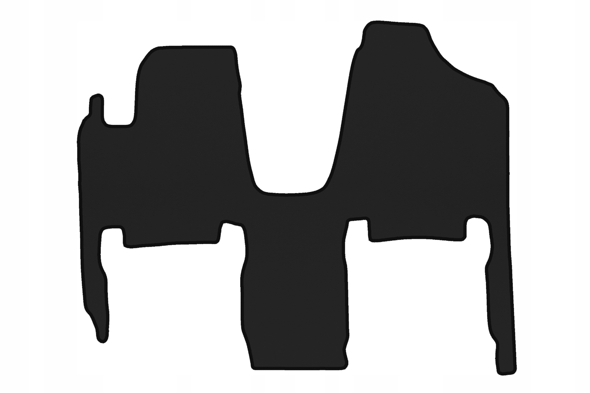 Килимки F-Core прошиті Kx09 BLACK 1 el.