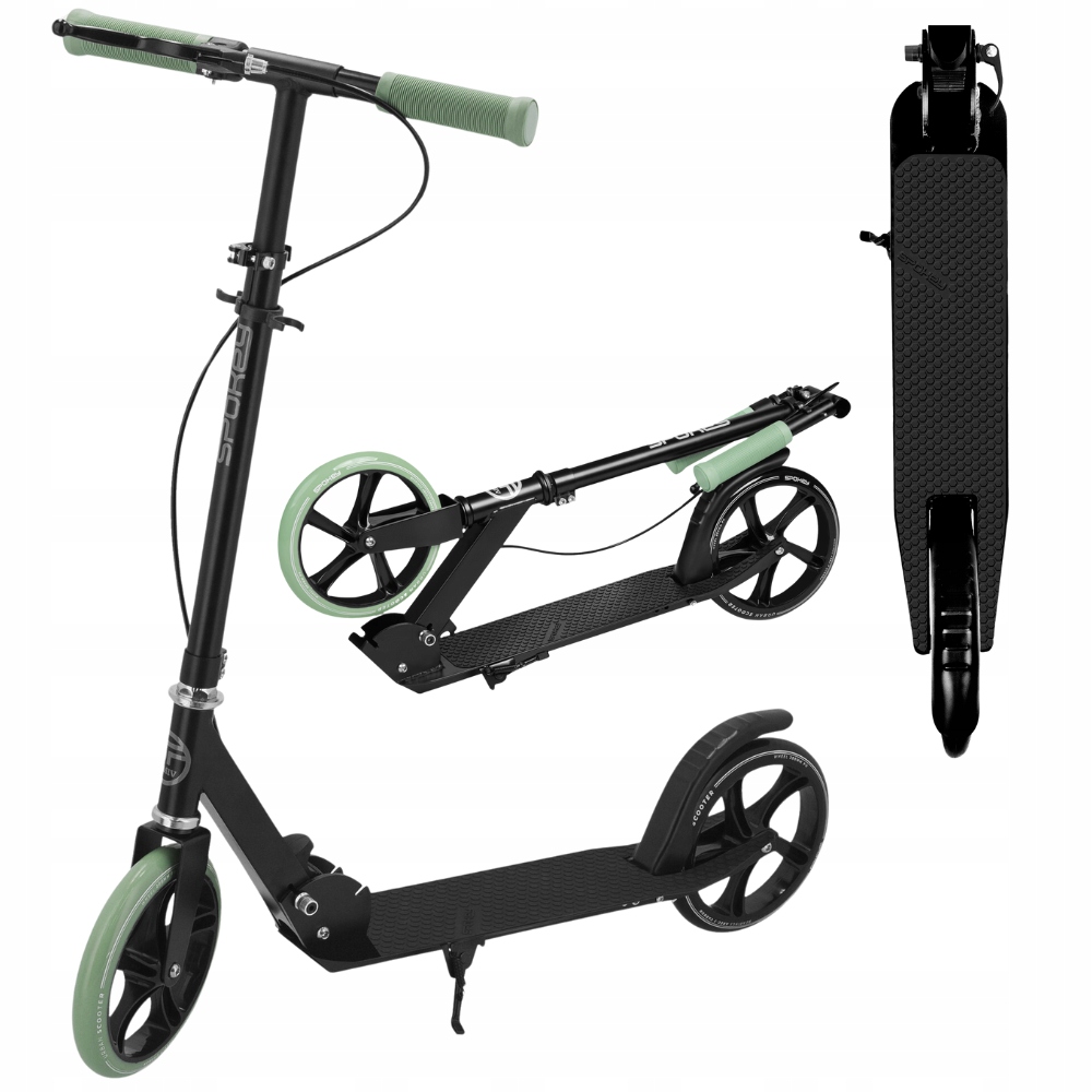 Ayas Klasická městská koloběžka pro mládež, skládací, nastavitelná