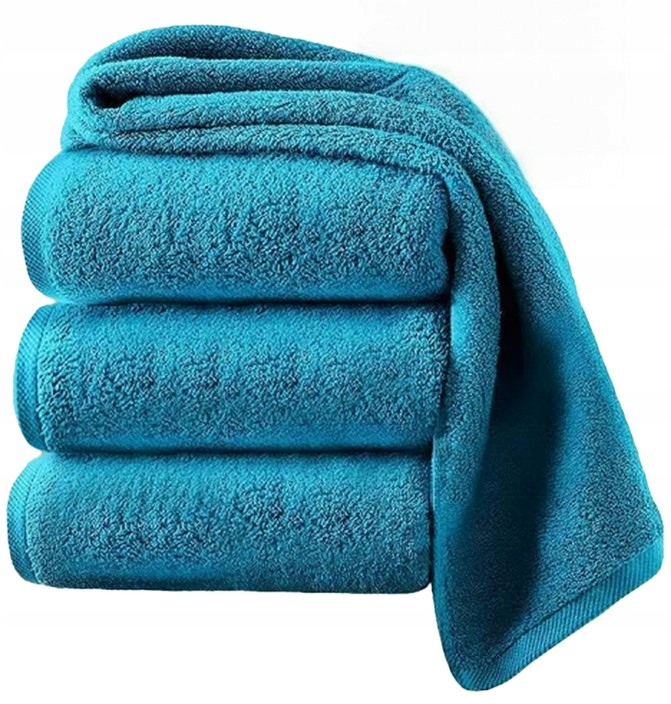 3 ks Ručník 500G Premium Dvoupoutkový 50x140 cm Mořská Zeleň Komplet