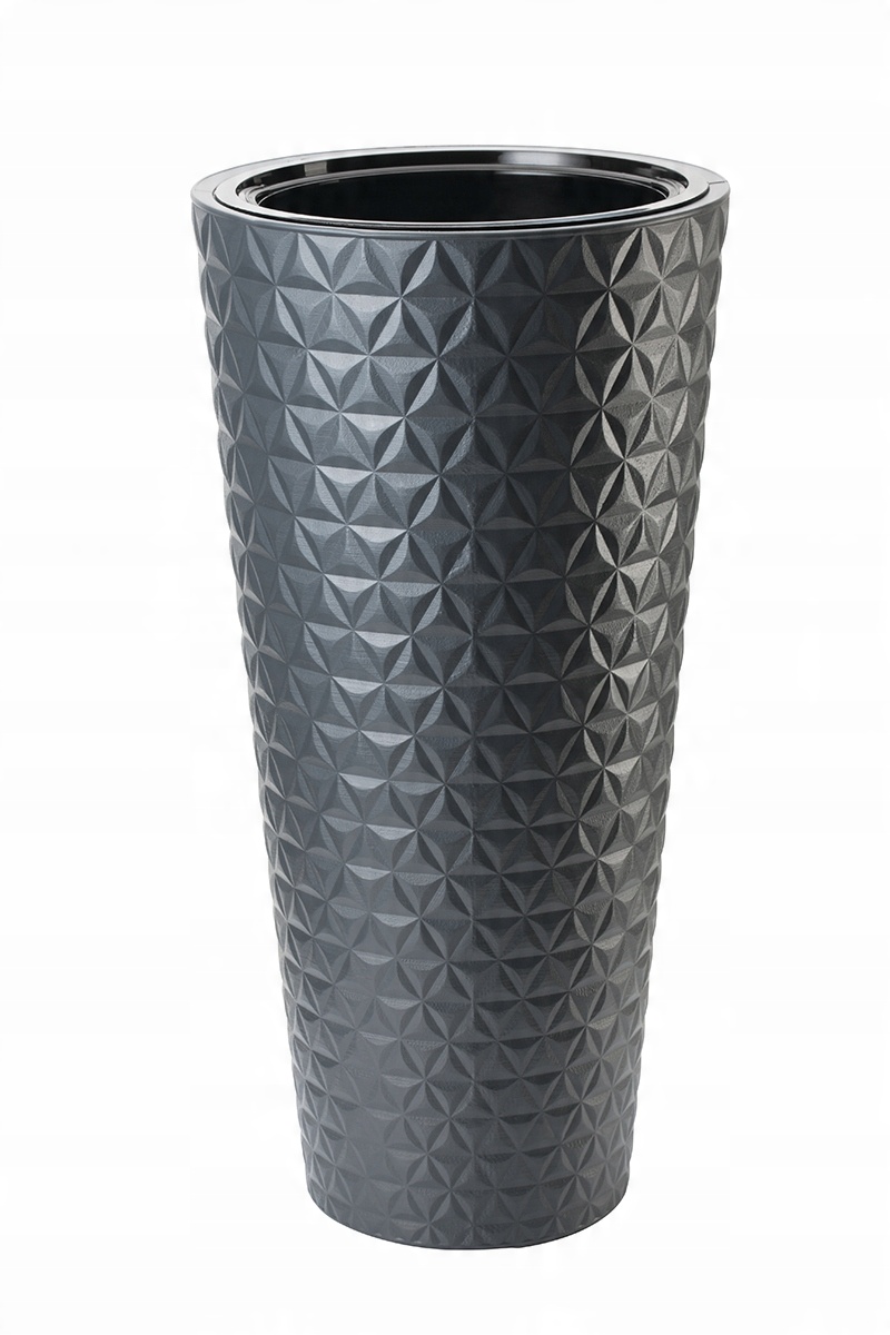 

Donica Z Wkładem Diament Slim 40 wys.79cm Antracyt