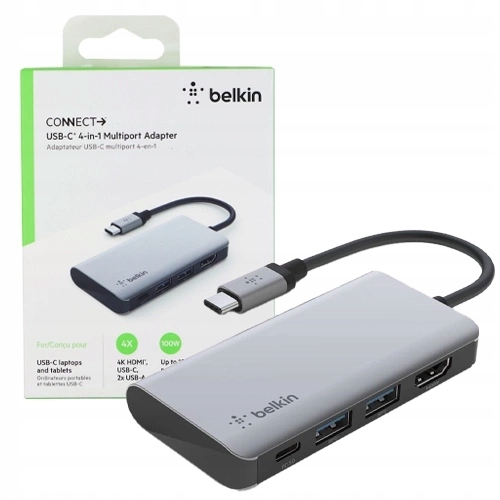 Hub USB Belkin AVC006BTSGY 4 portów