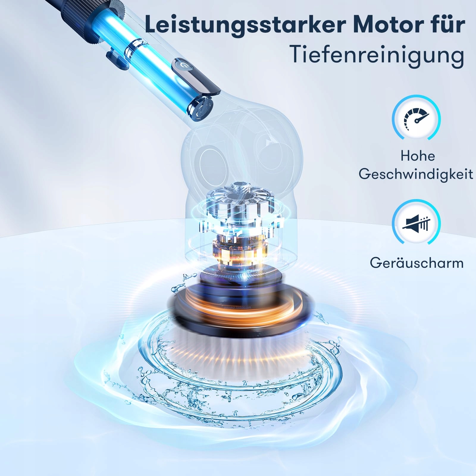 UYTHUMIDID Elektryczna Szczotka Czyszcząca Bezprzewodowa 7 Głowic — miniatura 2