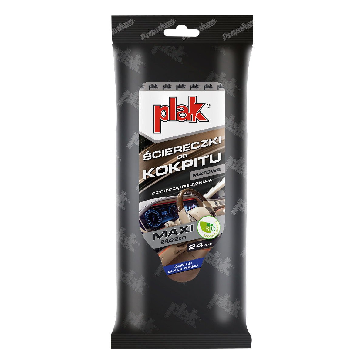 

Plak Maxi Ściereczki do kokpit matowe black trend