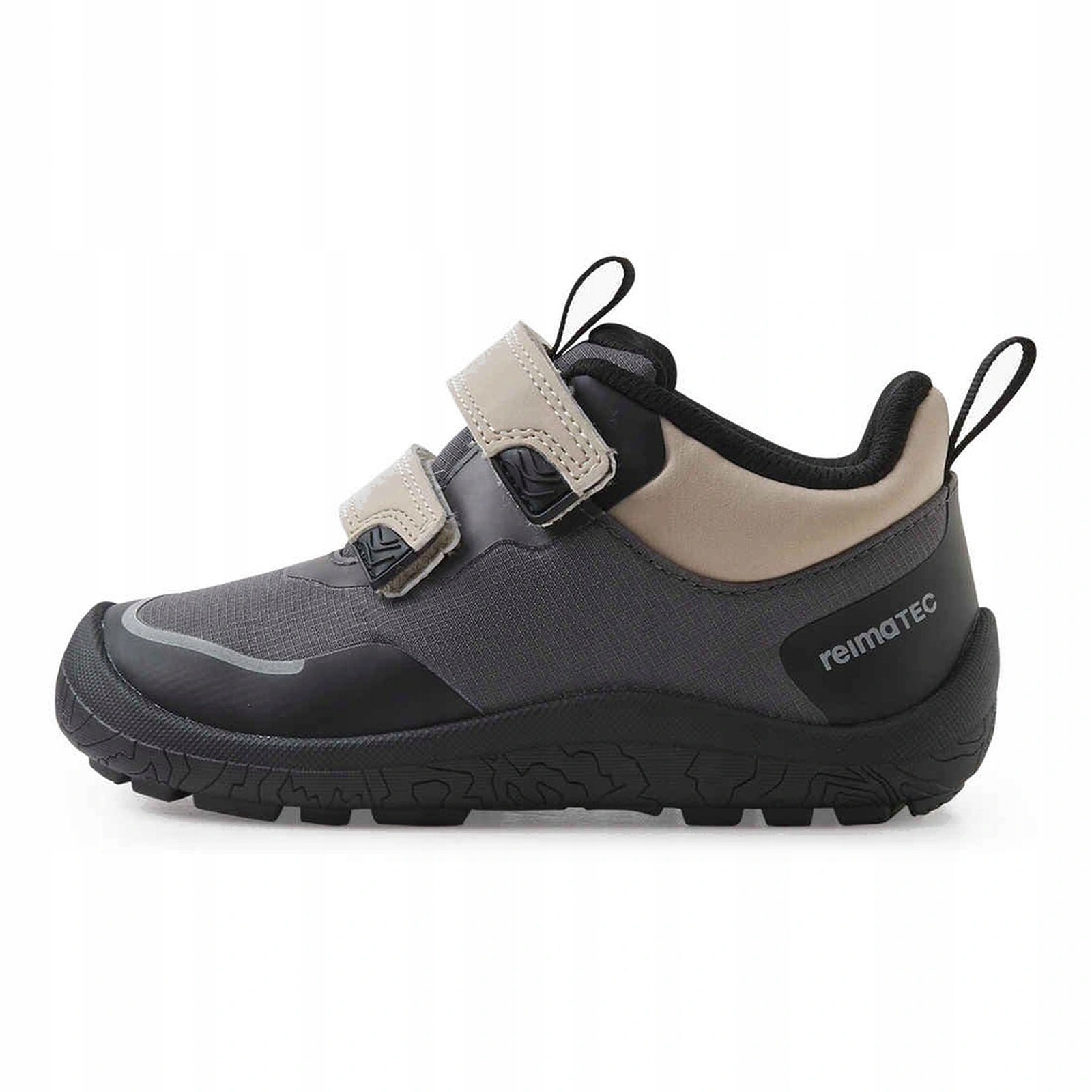 Buty barefoot na rzepy przejściowe dziecięce Reima Viikari Soft black 26