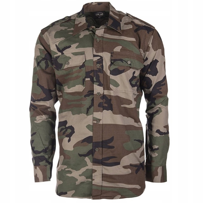

Koszula taktyczna Mil-Tec Ripstop Woodland 3XL
