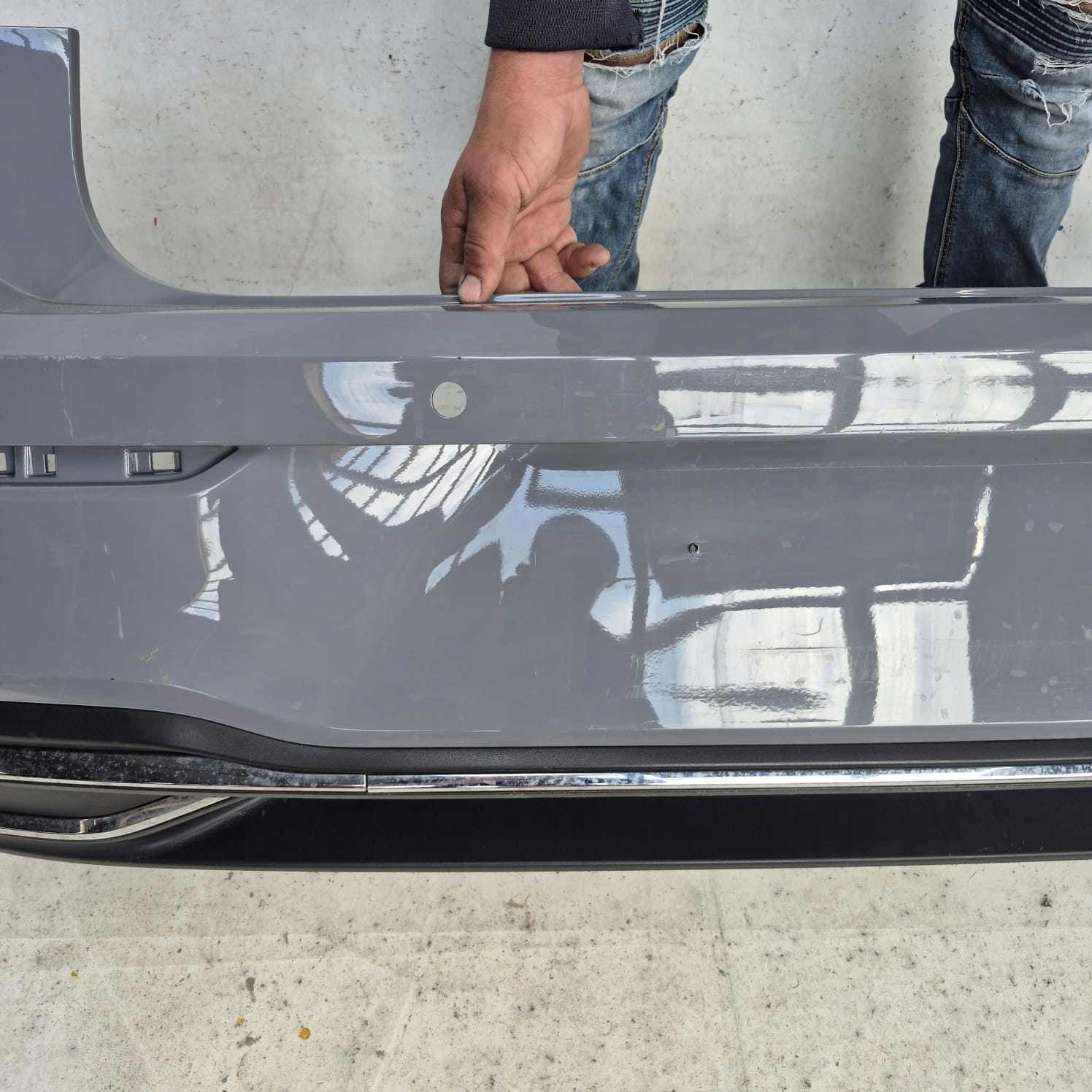VW GOLF VIII 8 HB 19- bumper rear part rear PDC