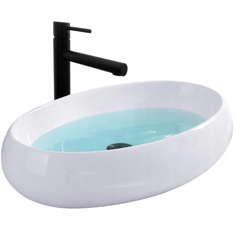 Umývadlo Na Dosku Rea Melania White Biele