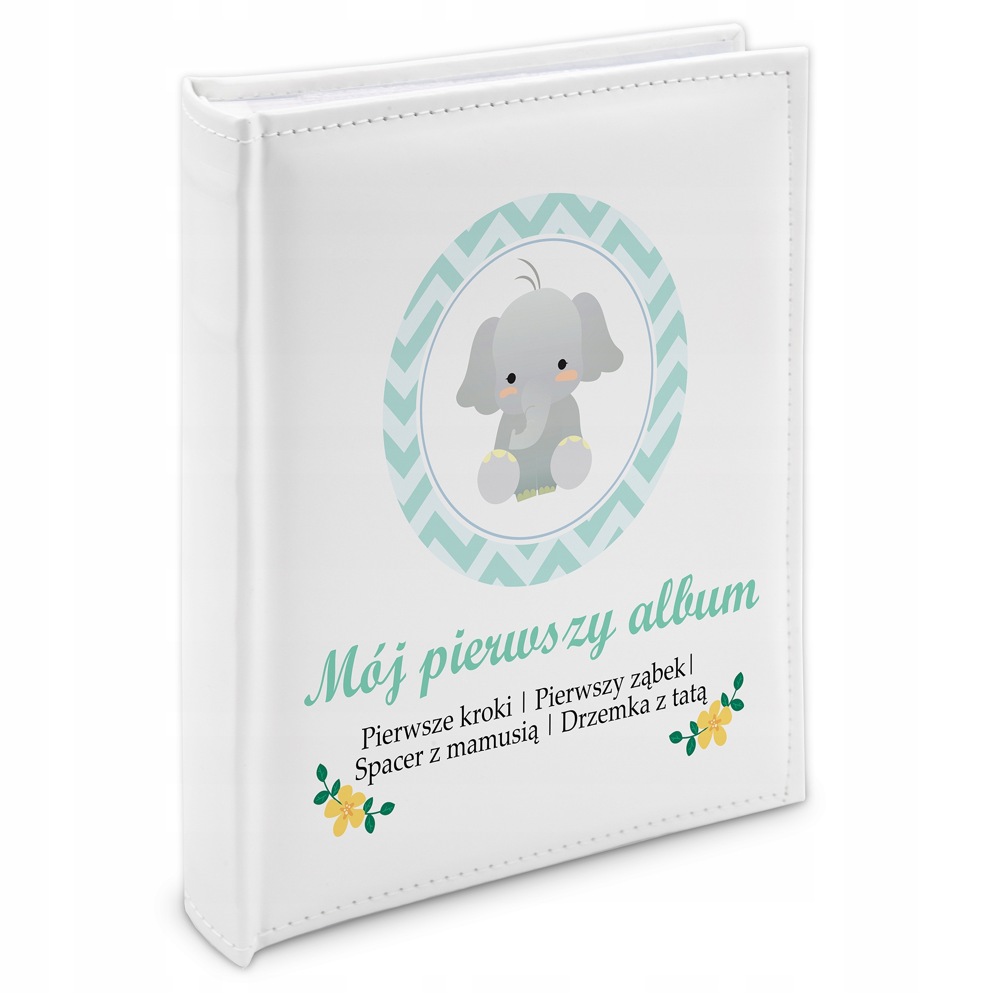 Album Bílá Eko Kůže Dárek Na Křtiny Šitý Vz