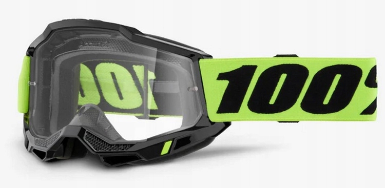 100 % Accuri 2 Otg Okuliare MX Enduro Neon Yellow Clear Lens univerzálny