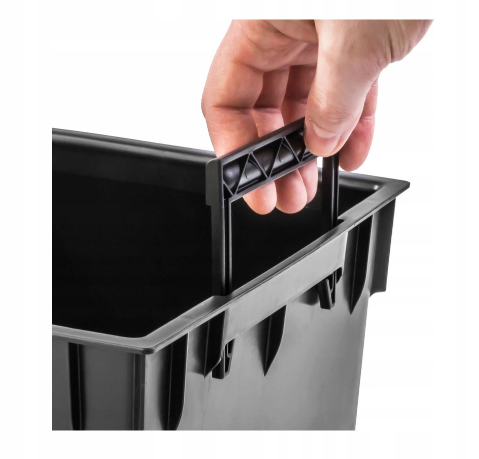 DUŻA DONICZKA DONICA OGRODOWA RATAN+WKŁAD ANTRACYT Marka Prosperplast