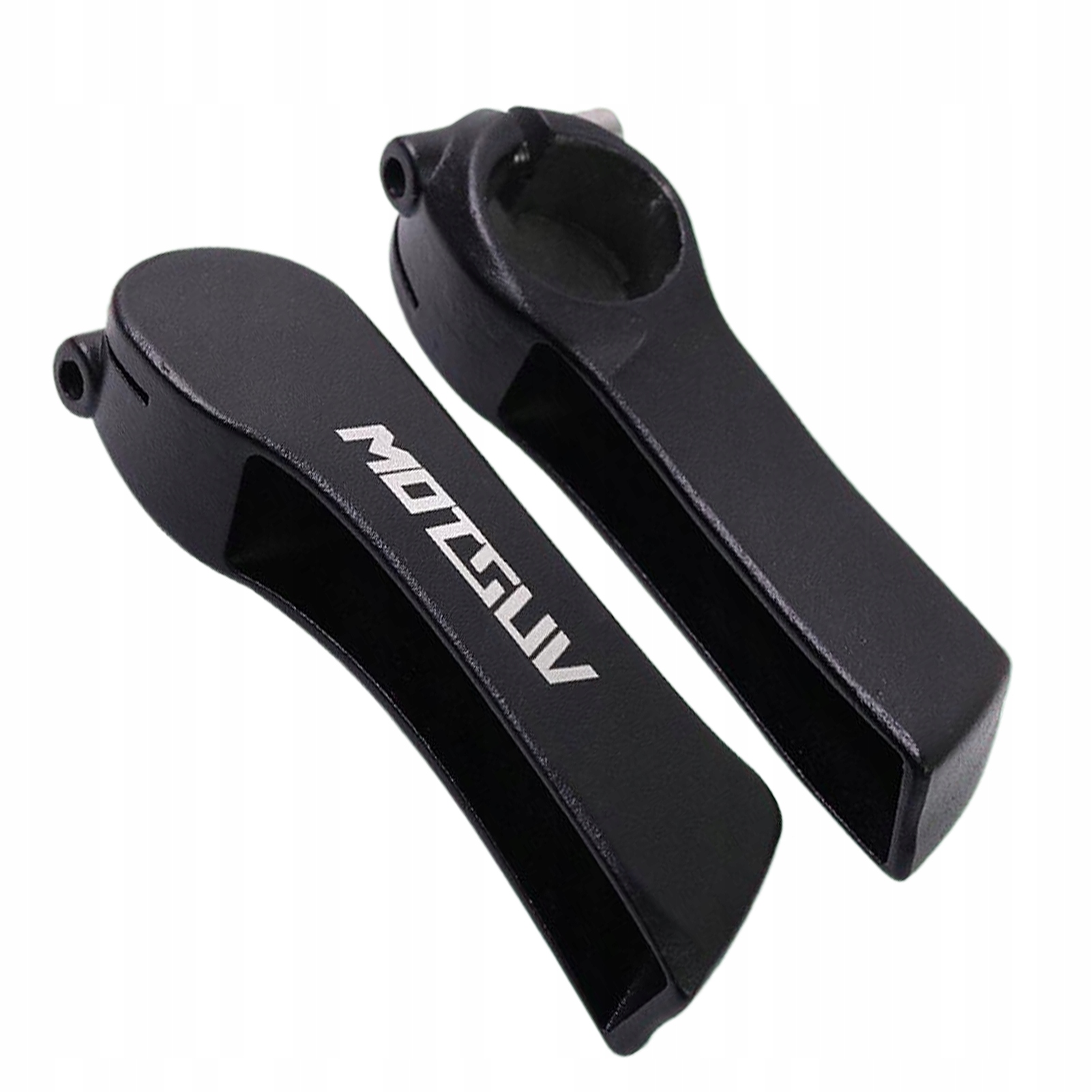 Rogi Rowerowe, Aluminiowe Rogi Kierownicy Roweru MTB, 1 Para, Czarne
