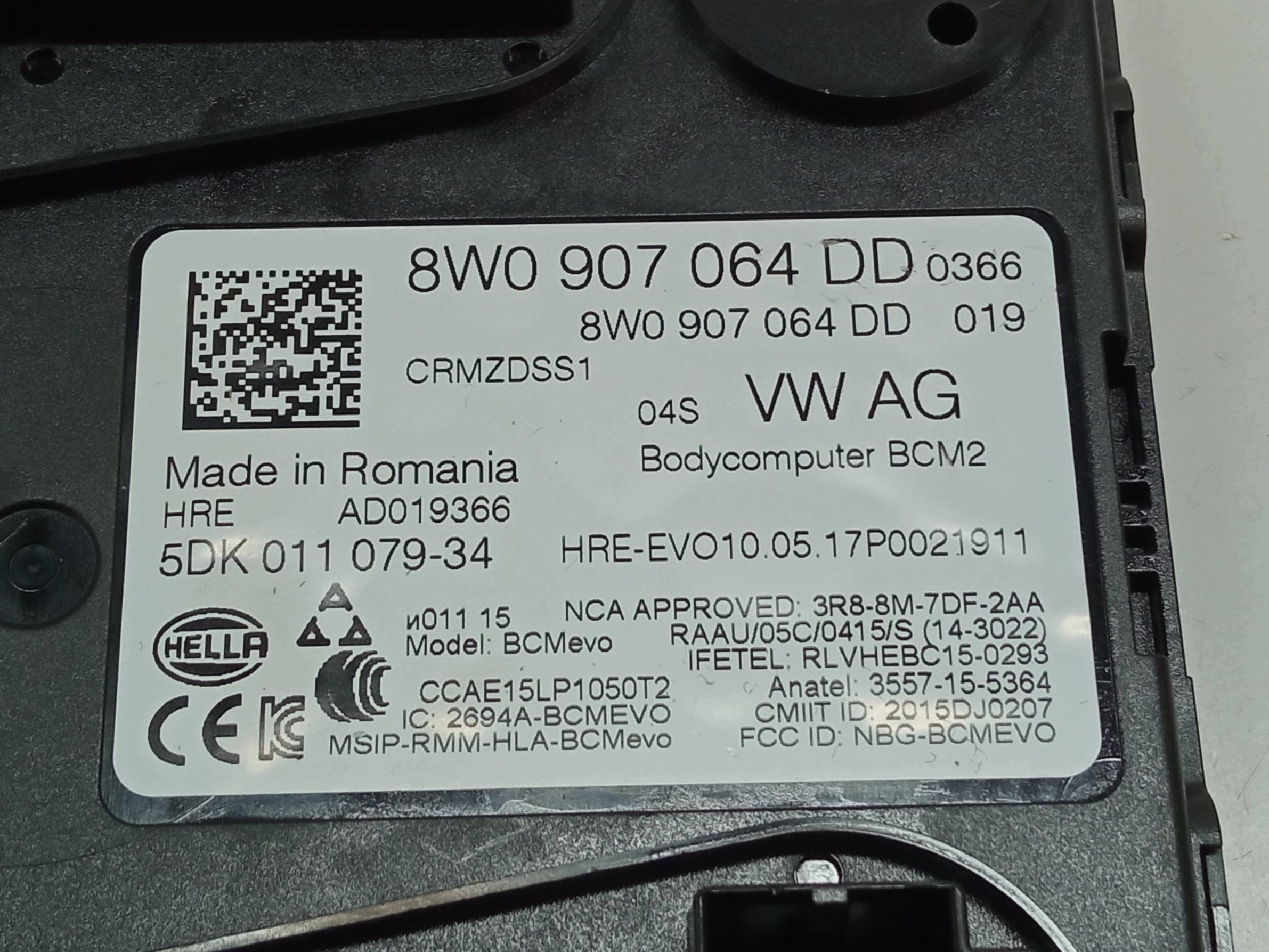 modulo BCM2 8W0907064DD 5DK011079-34 Audi Q7 II (2015-2026) SQ7