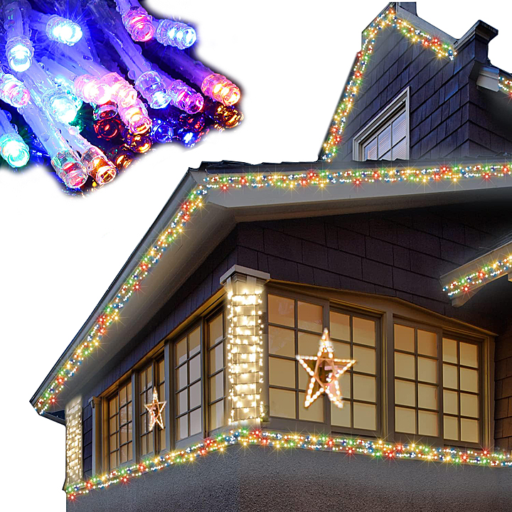 Rampouchy 500 Led Vánoční Osvětlení Na Stromeček Venkovní Vnitřní Multikolor