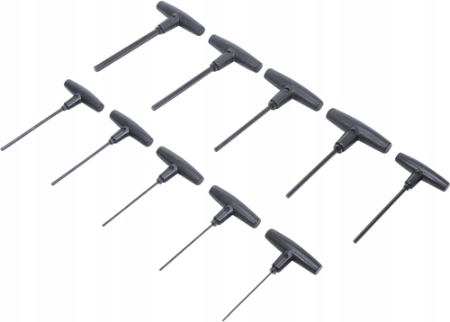 T-type шестигранный ключ 2-10 мм, 10 шт.