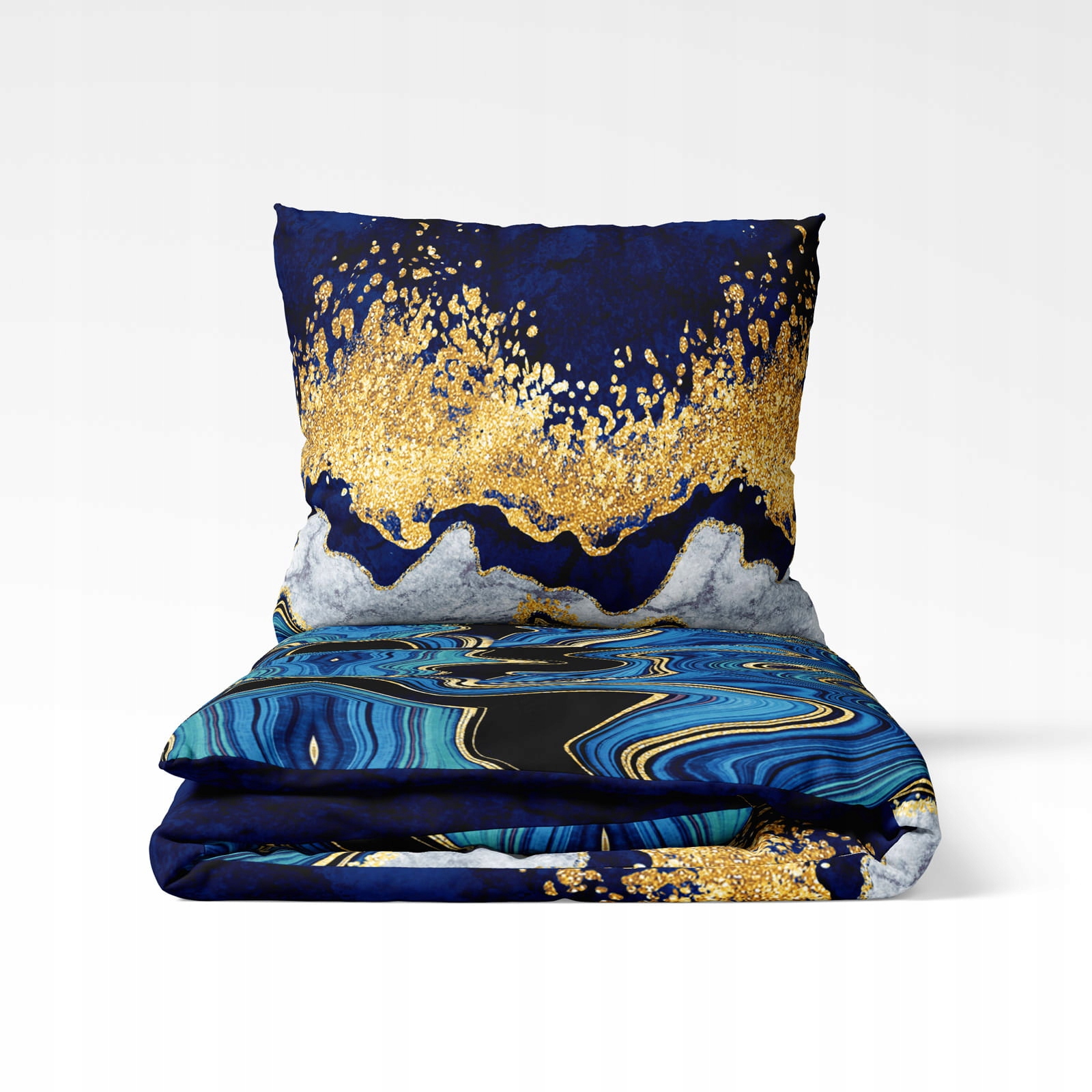 Pościel Dwuosobowej Agat 220x200 z 2 Poszewkami 70x80 Komplet Pościeli