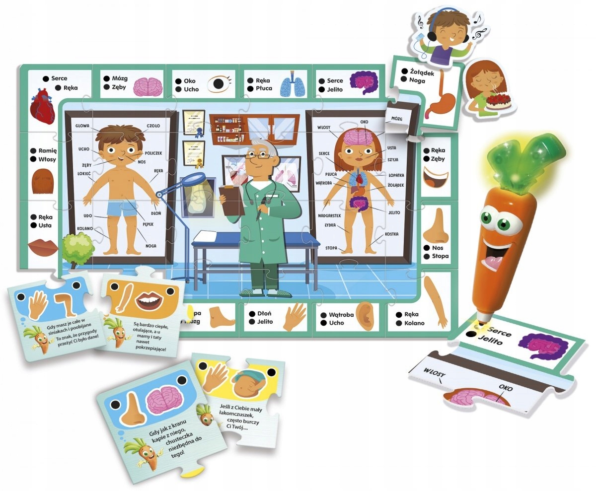 Carotina Idzie Do Lekarza Rozwojowa Zabawka Edukacyjna Dla Dzieci Gra