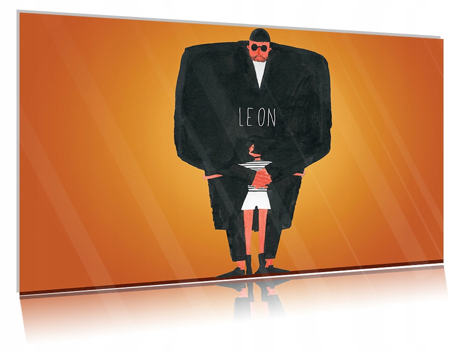 

Obraz szklany na szkle Leon Zawodowiec 01 30x20