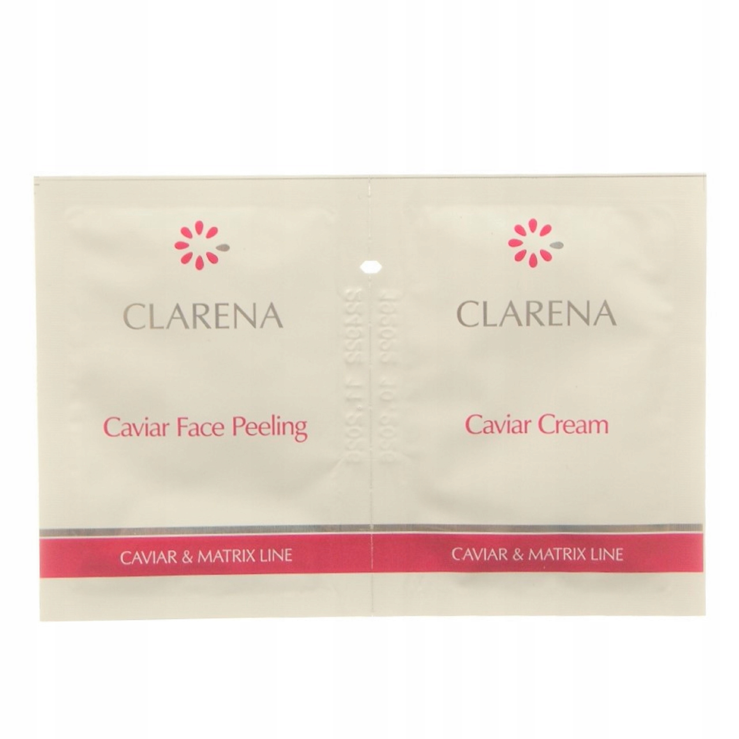 Clarena Caviar krem 3ml + Caviar peeling 3 ml