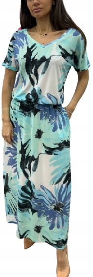 Šaty Ciocco S Výstřihem Do V A Gumou V Pase – Premium Turecko