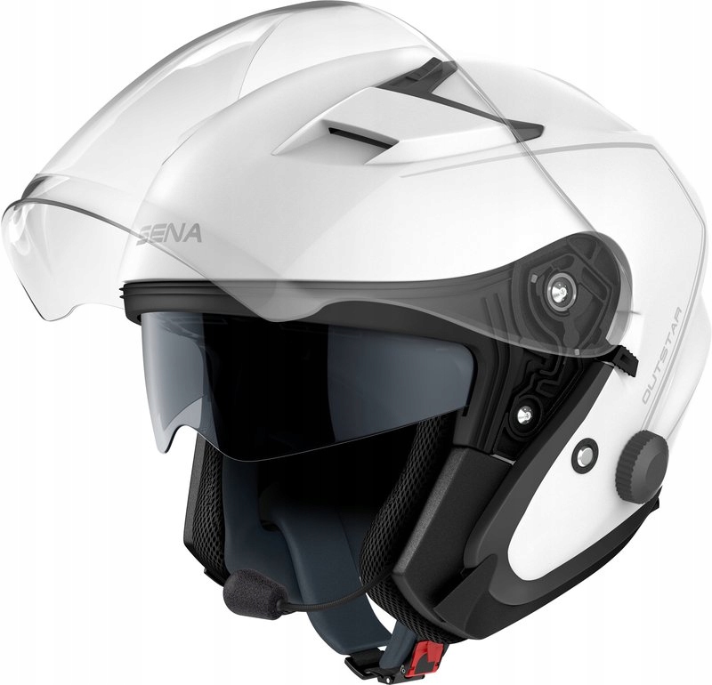 Otvorená Motocyklová Prilba S Interkomom Sena Outstar 2 White XL